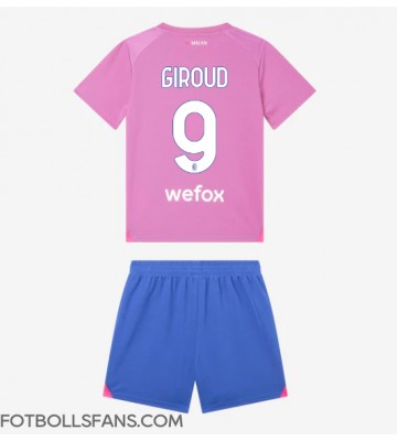 AC Milan Olivier Giroud #9 Replika Tredje Tröja Barn 2023-24 Kortärmad (+ Korta byxor)
